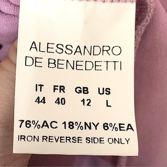 NWT Alessandro De Benedetti Surgery Couture Lilac Knit
Mini Dress Size Large - Picture 10 of 13